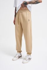 Erkek Jogger Regular Bej Eşofman Altı