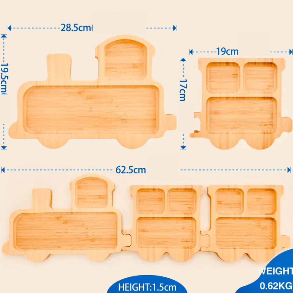 Lokomotif Puzzle Bambu Tabak