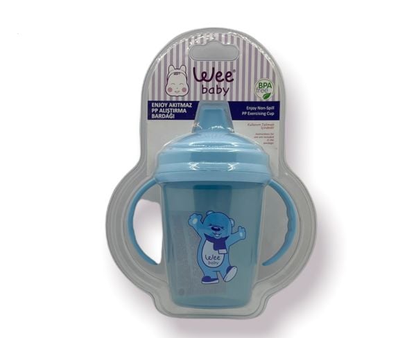 Wee Baby Enjoy Akıtmaz Pp Alıştırma Bardağı - Mavi
