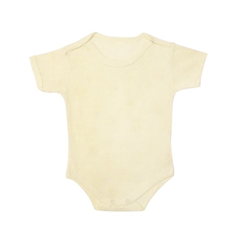 Sema Baby Sevi Jakarlı Yarım Kollu Body - Krem 1 Ay
