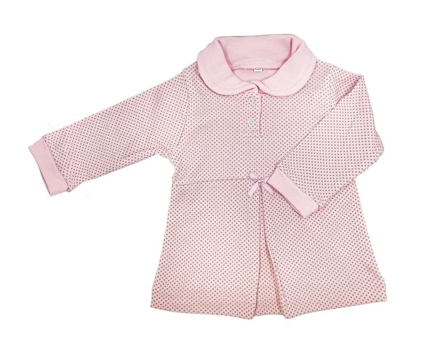 Sema Baby Puantiyeli Elbise 2'li Takım 12 Ay  - Pembe