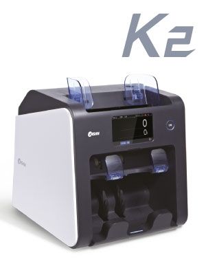 Kisan K2 <br /> Двухуровневая машина для счета денег TL,USD,EUR,GBP