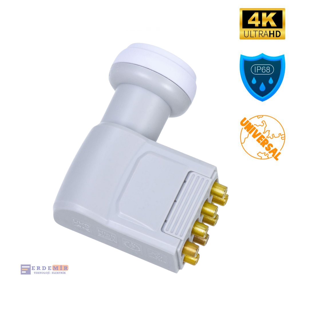 4K UHD Sekizli Universal LNB