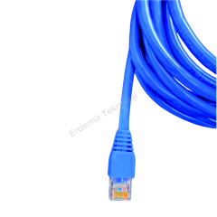 CAT 6 PATCH NETWORK İNTERNET KABLOSU MAVİ 5 METRE