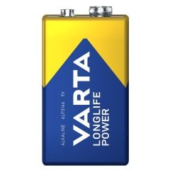 Varta 4922 Longlife Power 6LR61 Alkalin 9V Pil