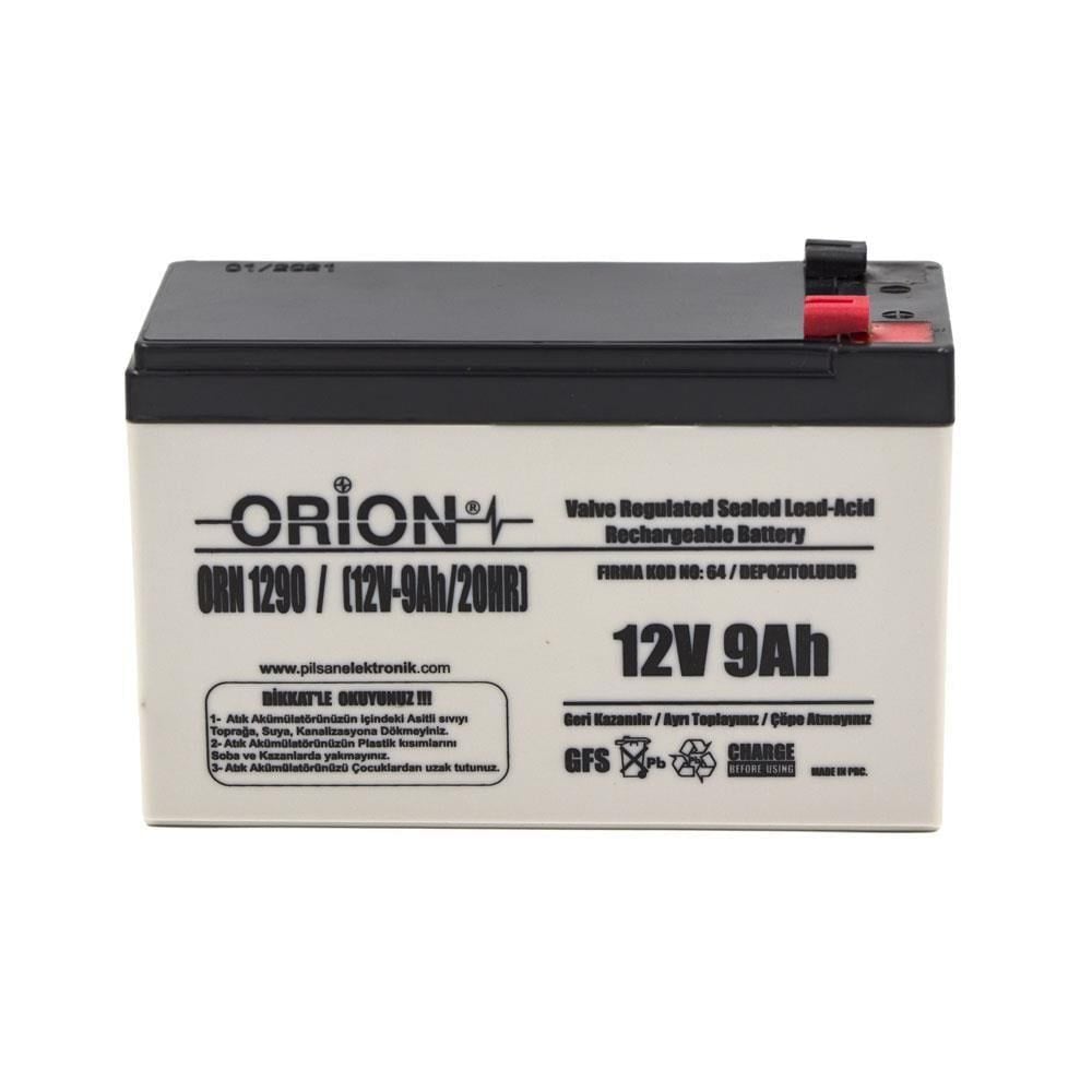 Orion 12V 9Ah Bakımsız Kuru Akü