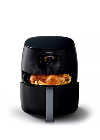 Philips Avance Collection Airfryer XXL Fritöz, 1.4kg, 7.3L Kapasite, Siyah, HD9650/90