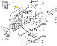 FIAT Scudo Sürgülü Kapı 9567244988