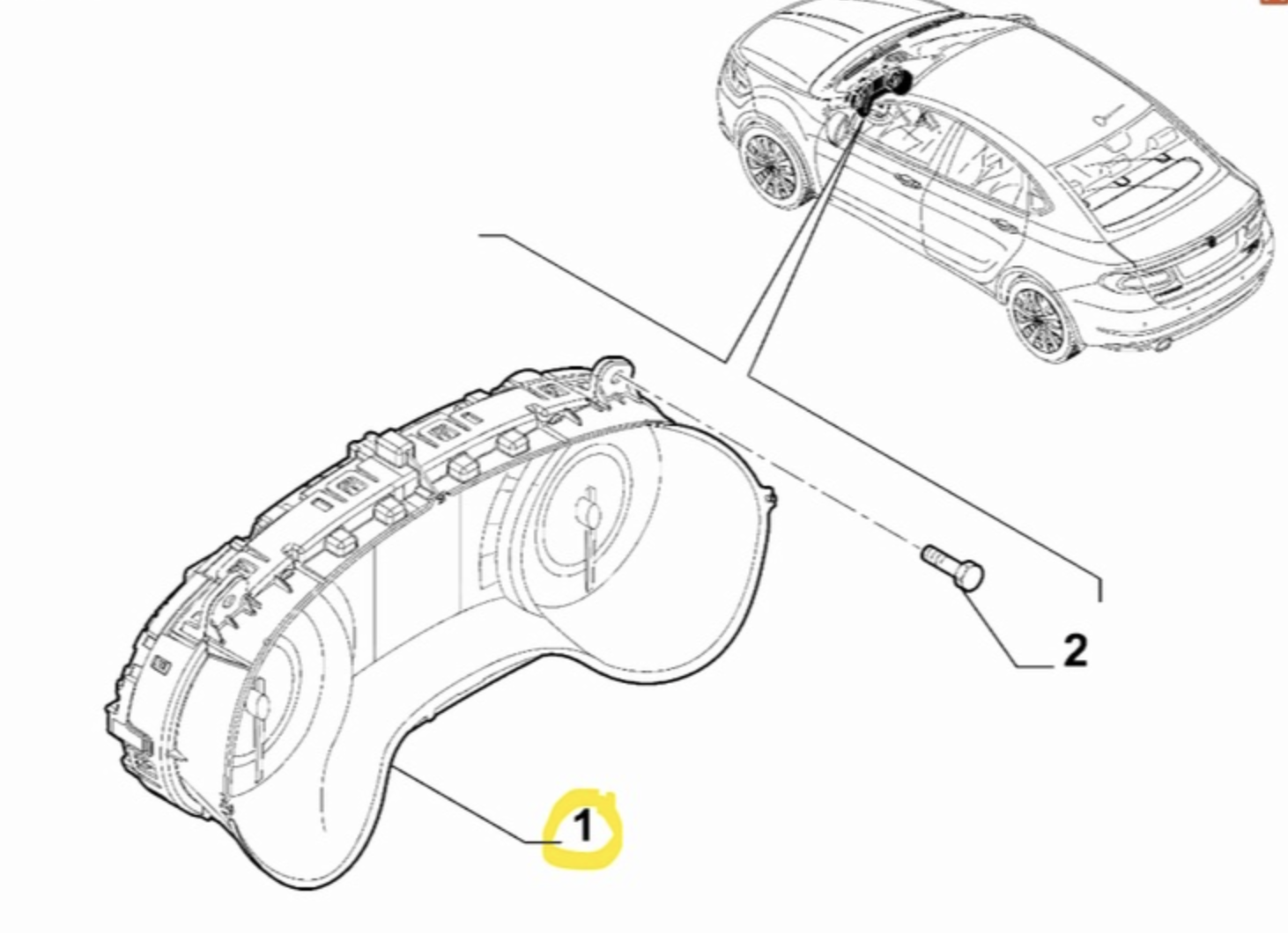 FIAT Egea Gösterge Paneli 46843005