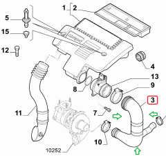 FIAT Fiorino Doblo Punto Turbo Hortumu 51793175