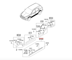 Kia Sorento Sağ Marşbiyel Bakaliti 877723E500XX