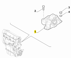 Fiat Linea Punto Fiorino Sol Motor Takozu 51761609