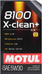 MOTUL 8100 X-CLEAN+  5W/30 5 Lt