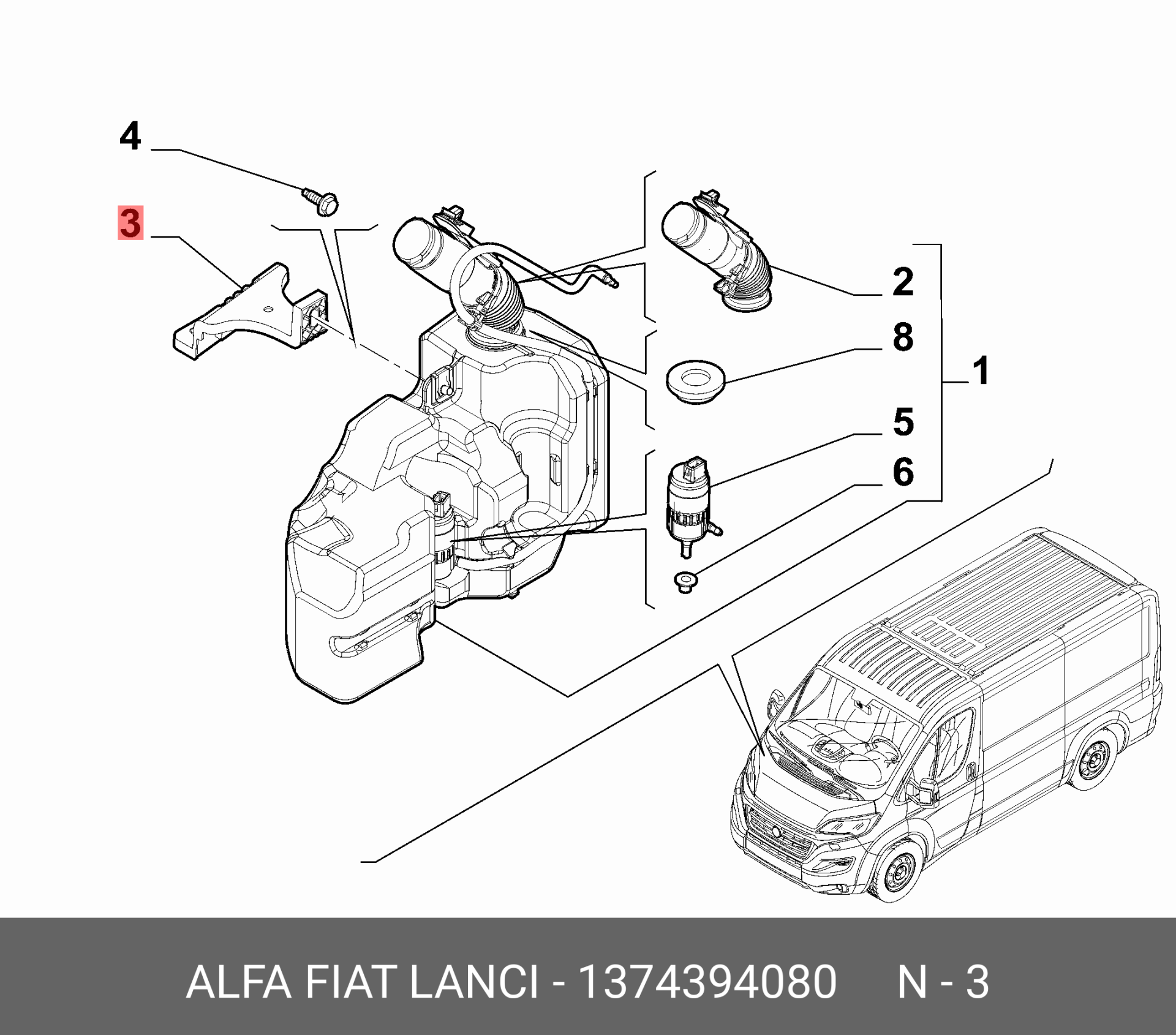 Fiat Ducato Braket 1374394080