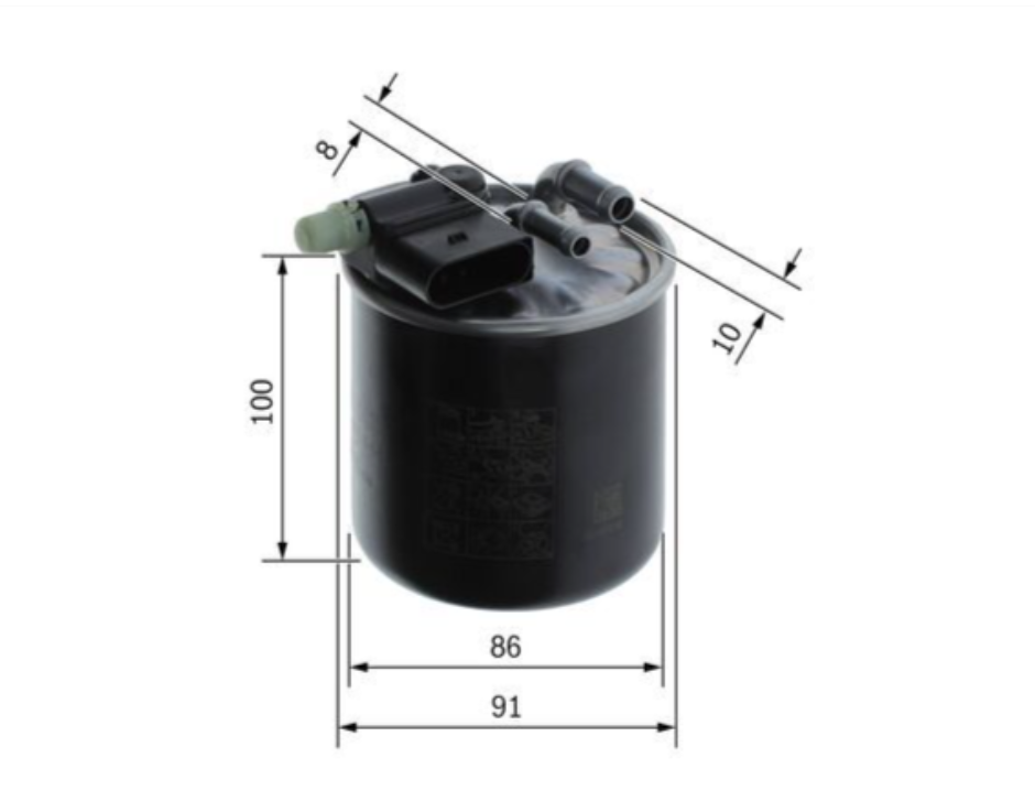 MERCEDES / W176 / W246 / W242  Yakıt Filtresi Bosch F026402844