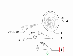 FIAT Punto Direksiyon Kumanda Buton Grubu 71754676