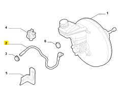 FIAT Doblo Fren Hortumu  51906271
