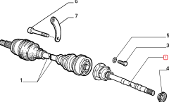 FIAT Punto Palio Strada Sağ Aks İç Mili 55199976