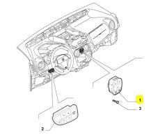 FIAT Fiorino Flaşör Düğme Grubu 735595218