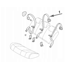 FIAT Emniyet Kemeri  735517002