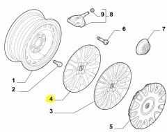 FIAT Linea Jant Kapağı 51903835