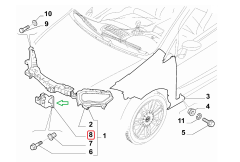 FIAT Linea Motor Kaput Kilit Karşılığı 51811772