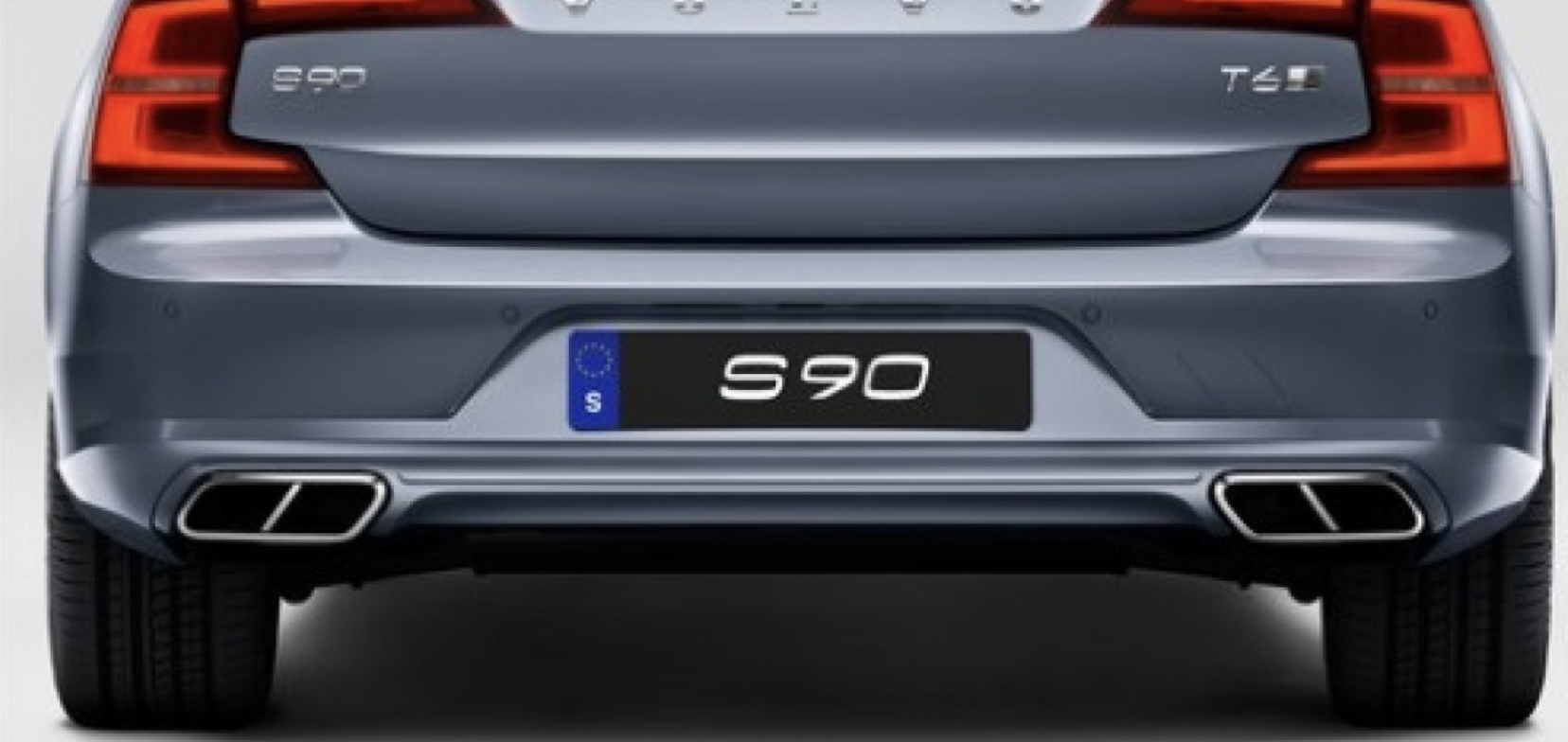 VOLVO S90 V90 V90CC Çift Entegre Egzoz Uçları 31428863