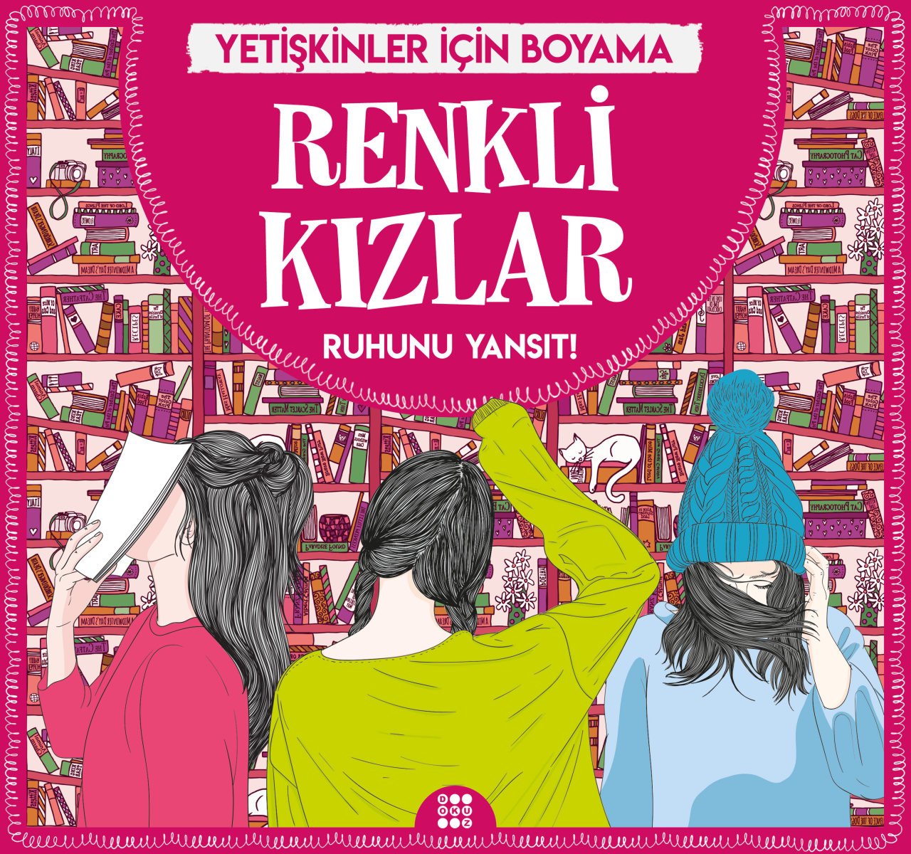 RENKLİ KIZLAR / YETİŞKİNLER İÇİN BOYAMA