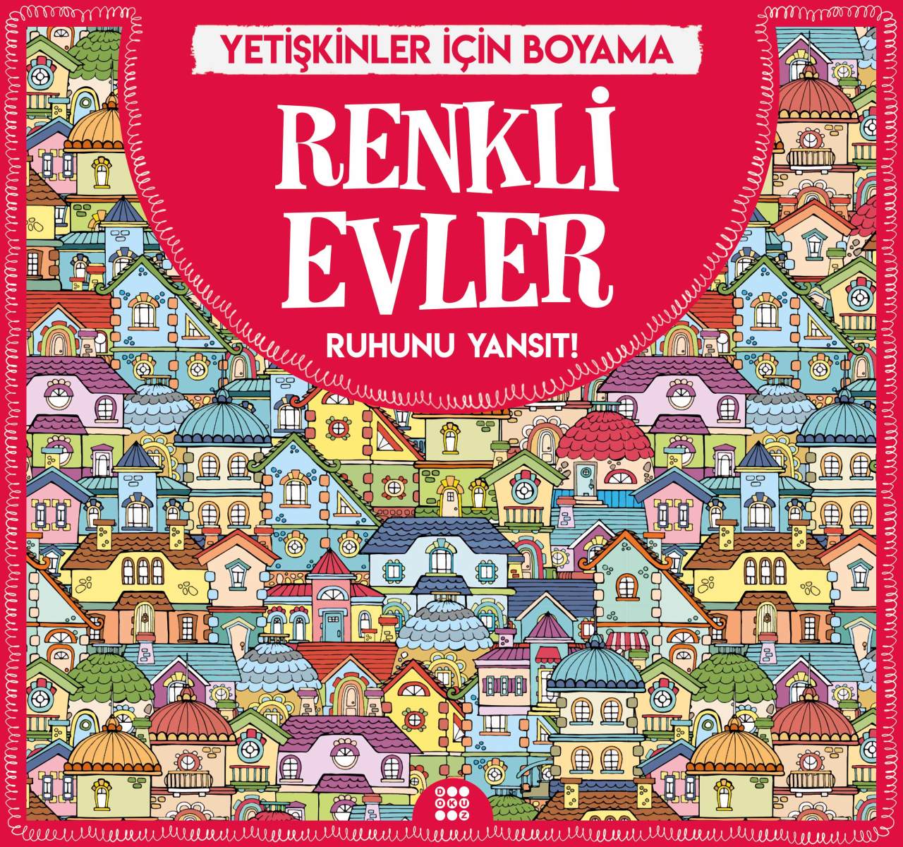 RENKLİ EVLER / YETİŞKİNLER İÇİN BOYAMA