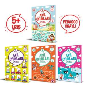 AKIL OYUNLARI SETİ (5+ YAŞ)(4 KİTAP SET)