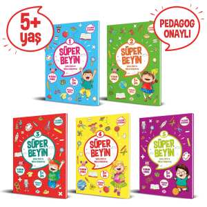 SÜPER BEYİN SETİ (5+ YAŞ)(5 KİTAP SET)