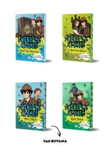 Sherlock Holmes 4 Kitaplık Set - Yan Boyamalı Özel Seri - Polisiye Macera