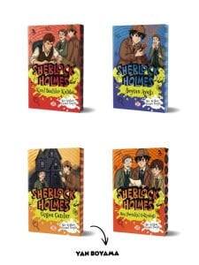Sherlock Holmes 4 Kitaplık Koleksiyon Seti - Yan Boyamalı Özel Seri