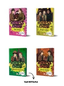 Sherlock Holmes 4 Kitaplık Koleksiyon Seti - Yan Boyamalı