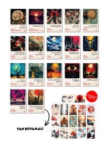 17 Kitaplık Modern Klasikler Seti - Yan Boyamalı Özel Seri - Zweig, Kafka, Dostoyevski, Orwell