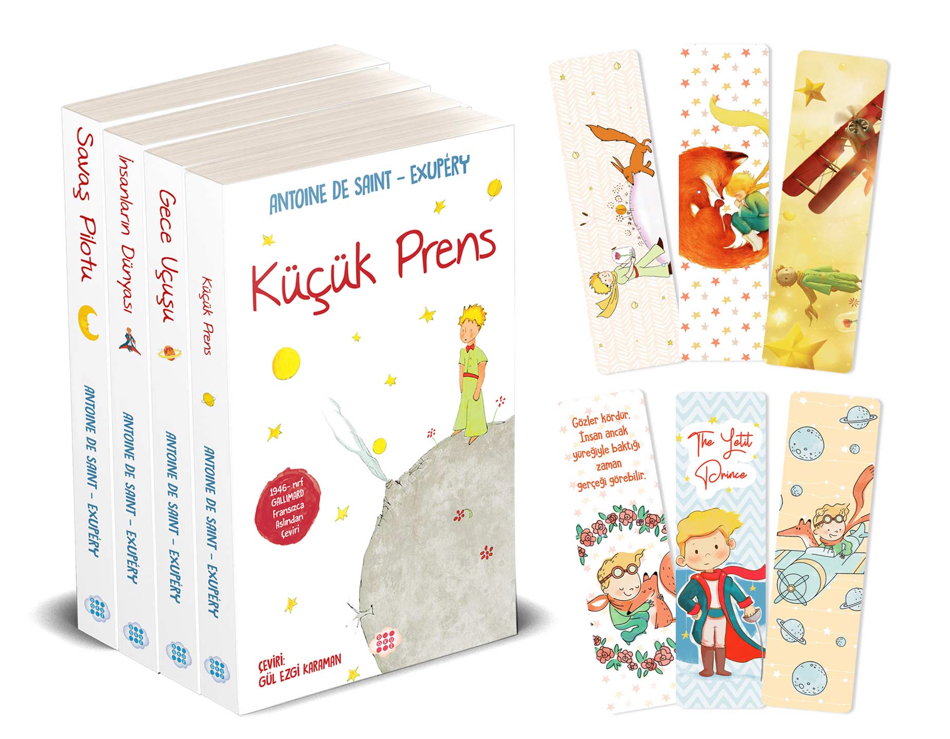 EXUPERY 4'LÜ SET (ÖZEL TASARIM AYRAÇ HEDİYELİ)