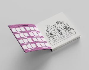 COSY WINTER - YETİŞKİN-AİLE BOYAMA KİTABI