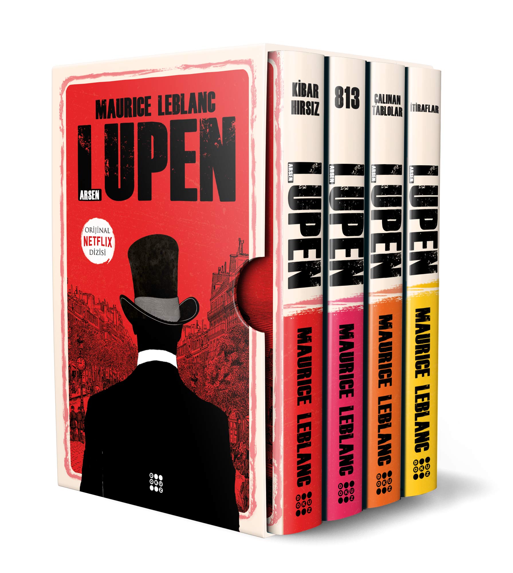 ARSEN LUPEN - KUTULU KIRMIZI SET (4 KİTAP TAKIM)
