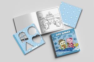 COSY SUMMER - YETİŞKİN-AİLE BOYAMA KİTABI