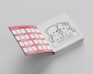 COSY LOVE - YETİŞKİN-AİLE BOYAMA KİTABI