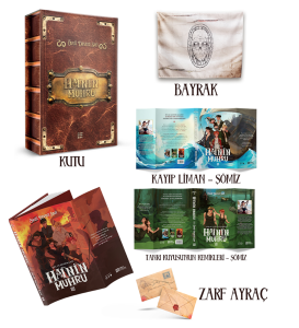 Övgü Deveci Safi - Hainin Mührü 3 Kutulu Ciltli Set - Mühürlü Mektup ve Kart Hediyeli