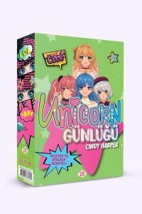 Unicorn Günlüğü Kutulu Set - 3 Kitap Takım - Cindy Harper - Poster ve Sticker Hediyeli