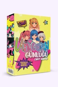 Unicorn Günlüğü Kutulu Set - 3 Kitap Takım - Cindy Harper - Poster ve Sticker Hediyeli