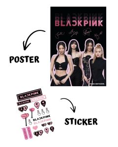 Blackpink Korkak Melek Kutulu Set - Poster ve Sticker Hediyeli