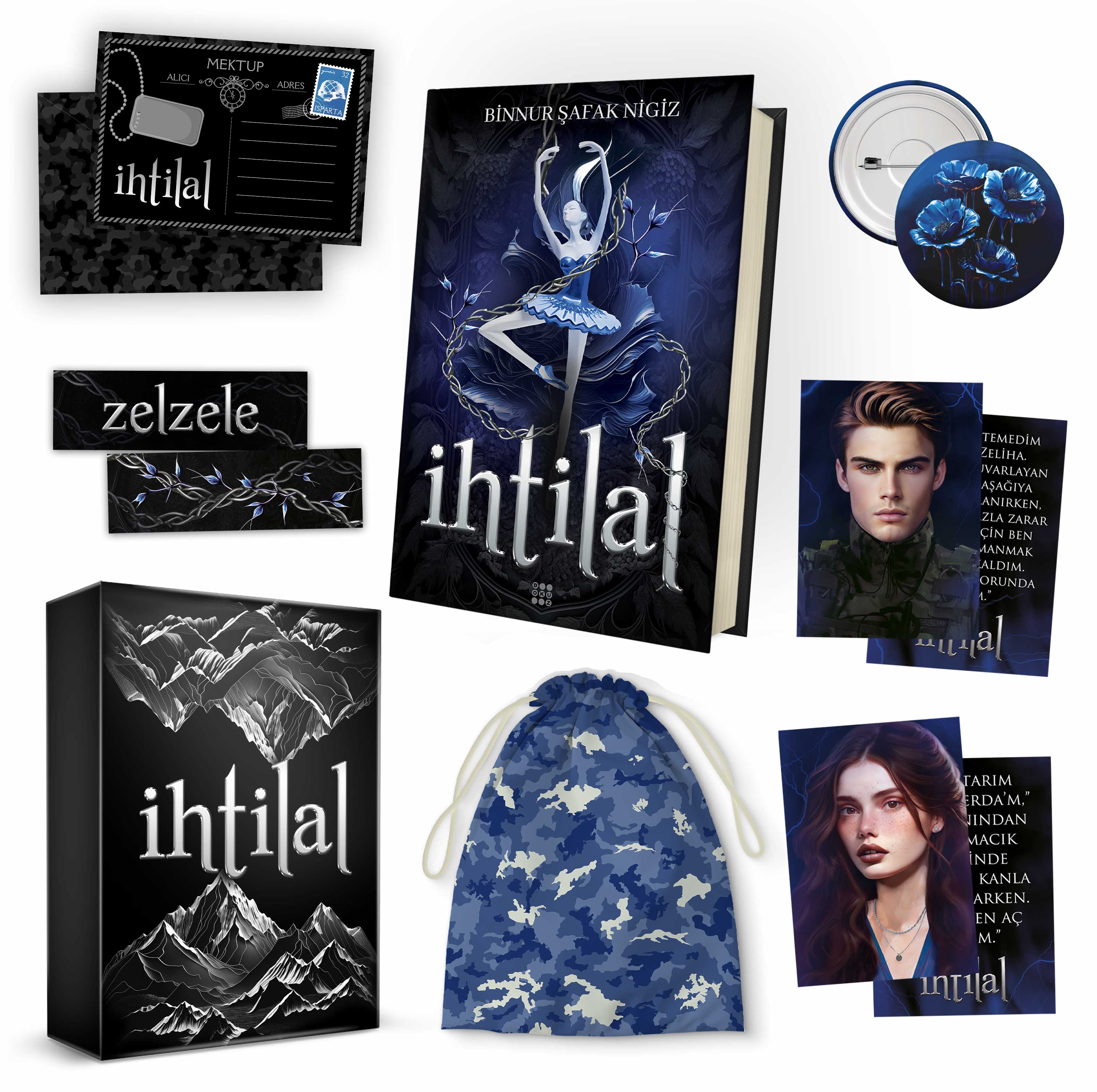 İHTİLAL 1 - ZELZELE (KUTULU CİLTLİ SET) İMZALI