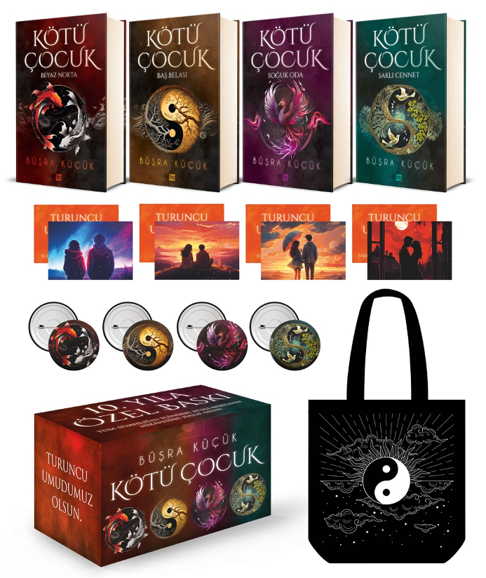 KÖTÜ ÇOCUK SERİSİ 4 KİTAP TAKIM (KUTULU CİLTLİ SET)