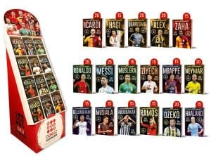 STANTLI BENİM FUTBOL KAHRAMANIM SERİSİ SET 4 (17 ÇEŞİT 300 ADET KİTAP)