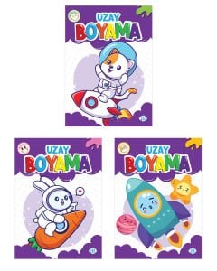 UZAY BOYAMA SETİ (3 KİTAP TAKIM)