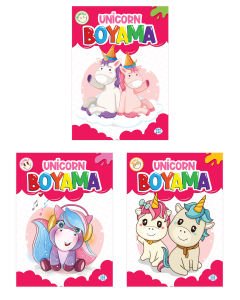 UNİCORN BOYAMA SETİ (3 KİTAP TAKIM)