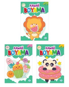 KAWAİİ BOYAMA SETİ (3 KİTAP TAKIM)